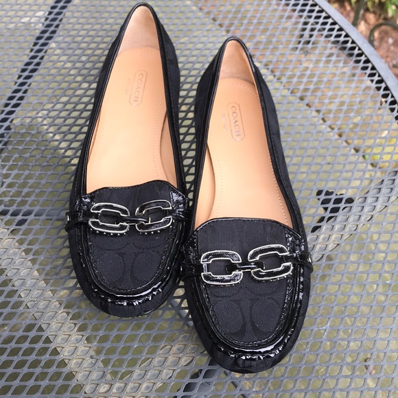 Coach Signature Cloth Loafers - Picture 1 of 5